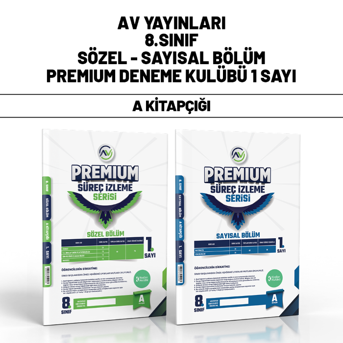 AV 08.SINIF PREMIUM DENEME KLB SAY/SÖZ 1-A -25-26